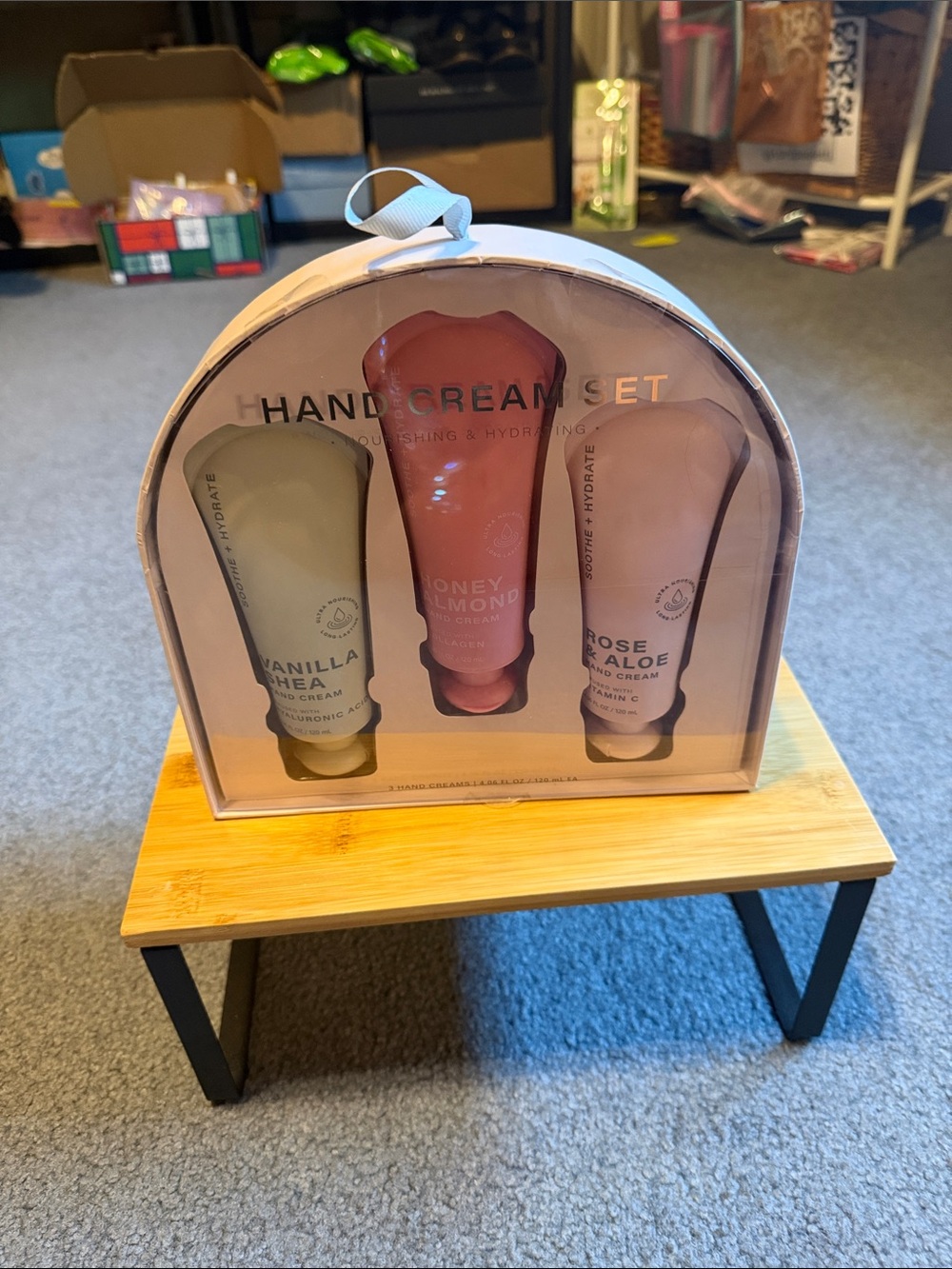Hand Cream Set - Vanilla Shea, Honey Almond, Rose Aloe (Pastel Trio)